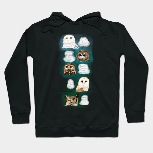 Owl-ways Adorable Hoodie by FernheartDesign